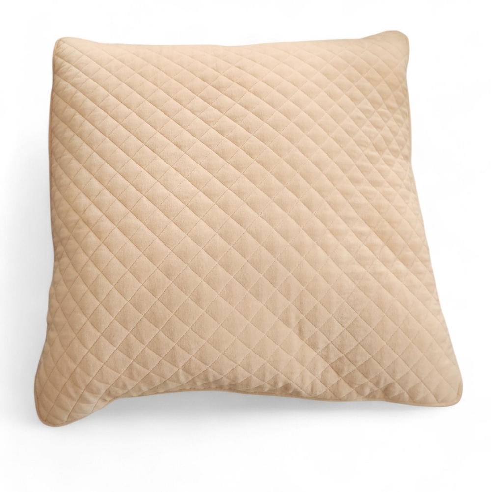 Lillian August Collection Provence Lilac Quilted Velvet Pillow in Pink 20x20